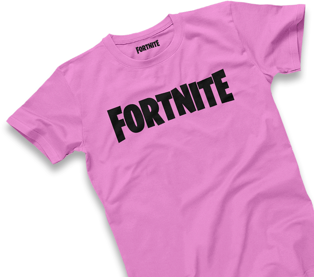 Fortnite Logo Pink Tshirt PNG