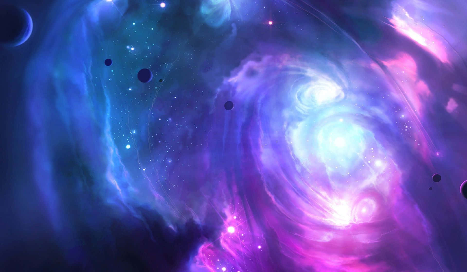Pink Galaxy - A Cosmic Dreamscape