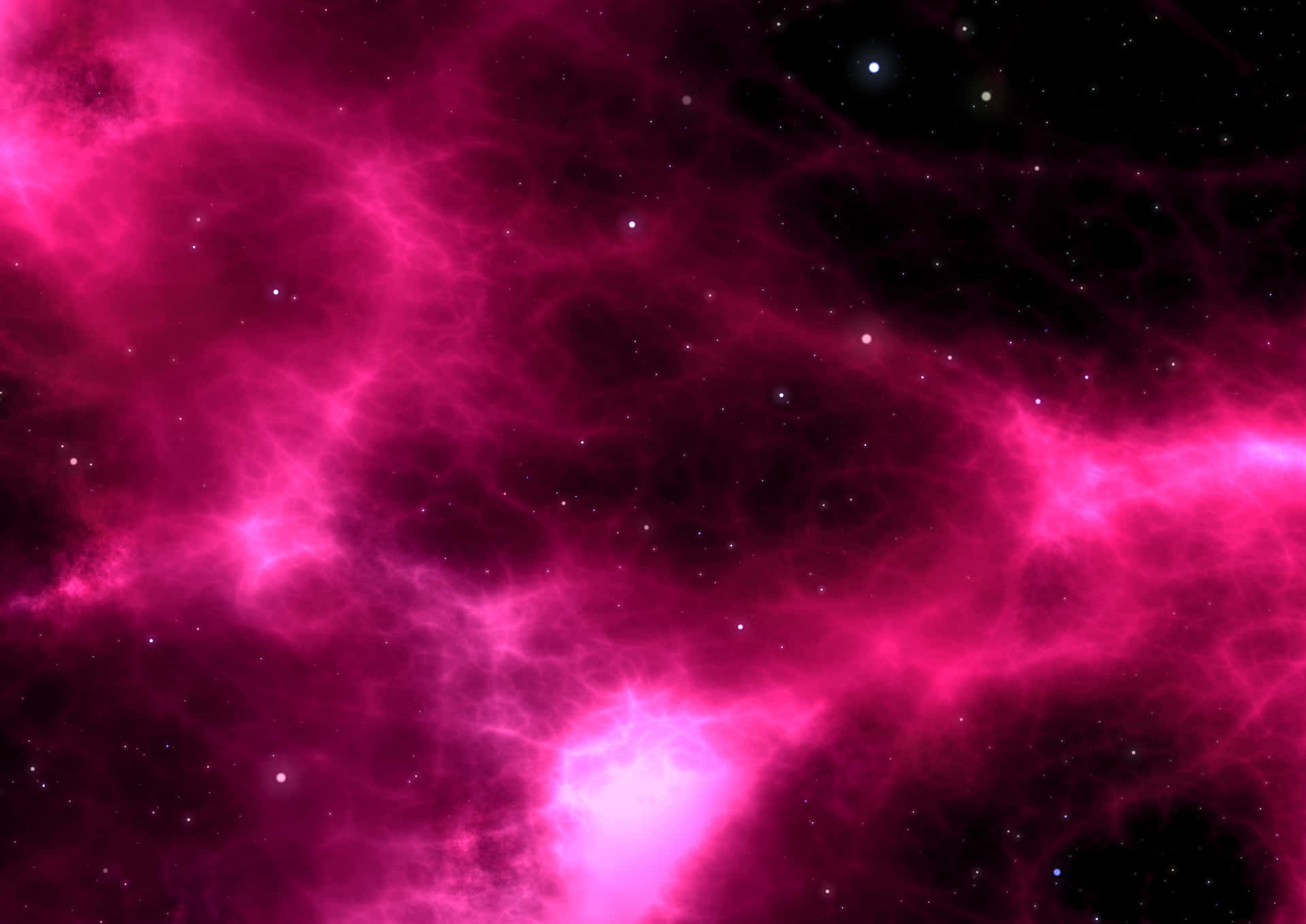 Stunning Pink Galaxy Background
