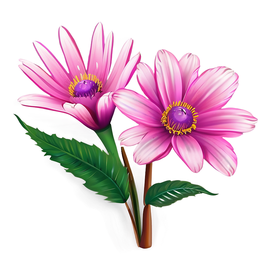 Pink Garden Flower Png Ubo PNG