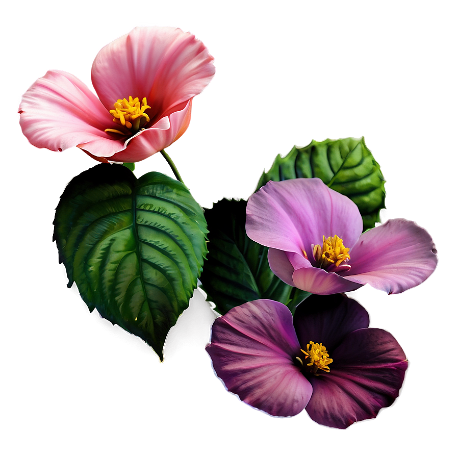 Pink Garden Flowers Png Mfn79 PNG