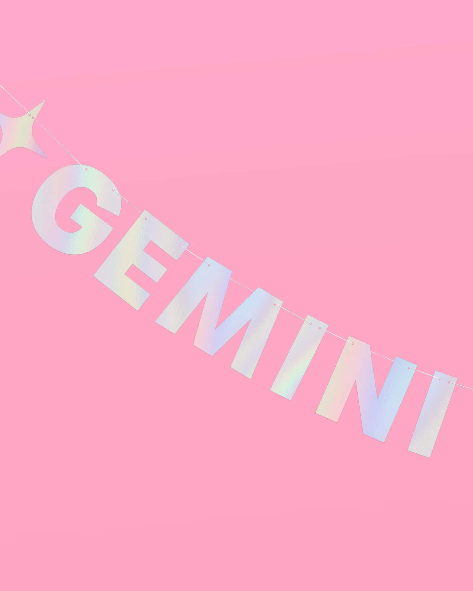 Pink Gemini Banner Aesthetic.jpg Wallpaper