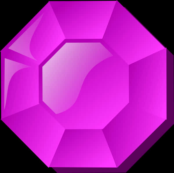 Pink Gemstone Graphic PNG
