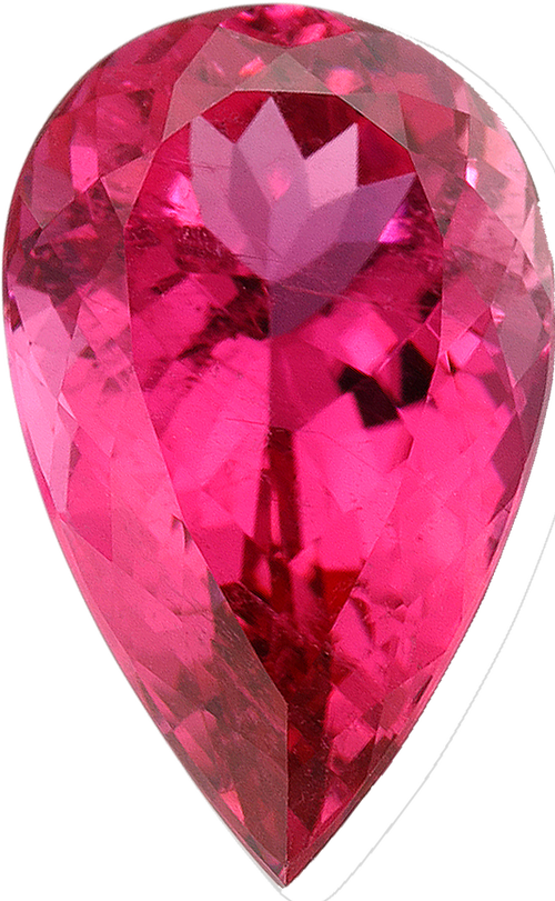 Pink Gemstone Heart Cut PNG
