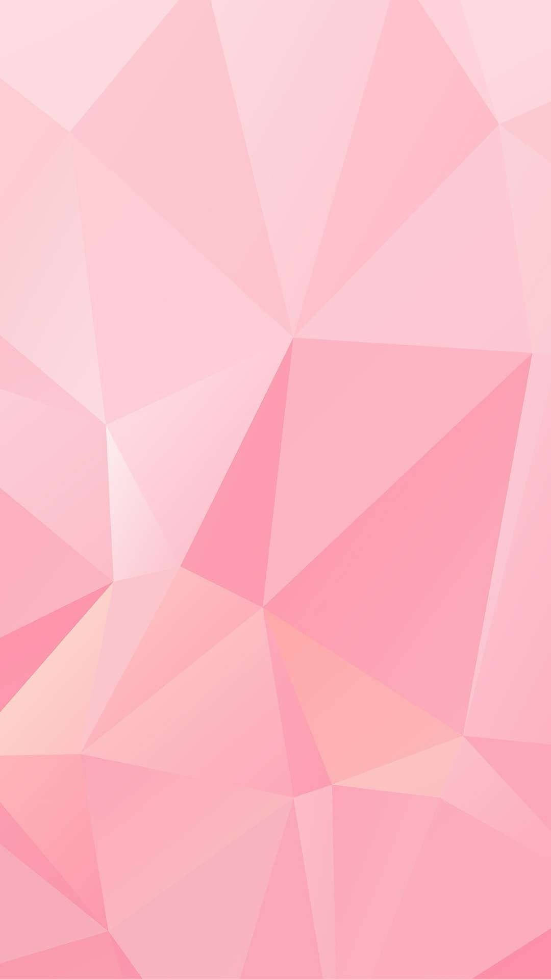 Triángulogeométrico Rosa Fondo de pantalla