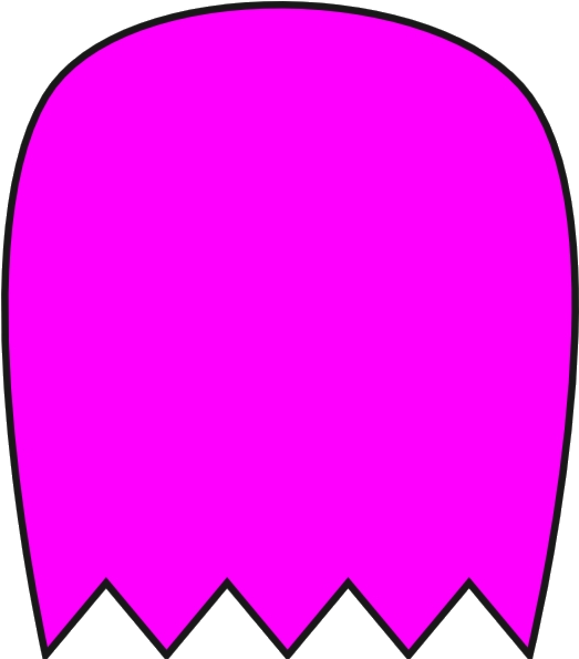 Pink Ghost Cartoon Graphic PNG