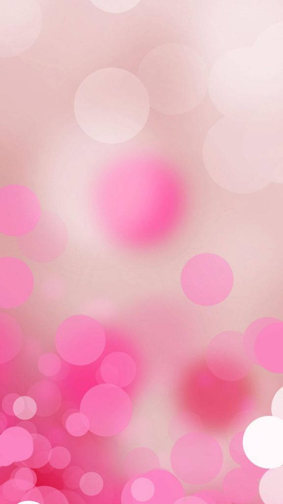 Pink Girl Iphone Display Wallpaper