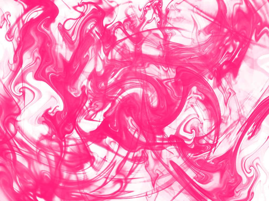 Swirls Of Pink Girly Wallpaper