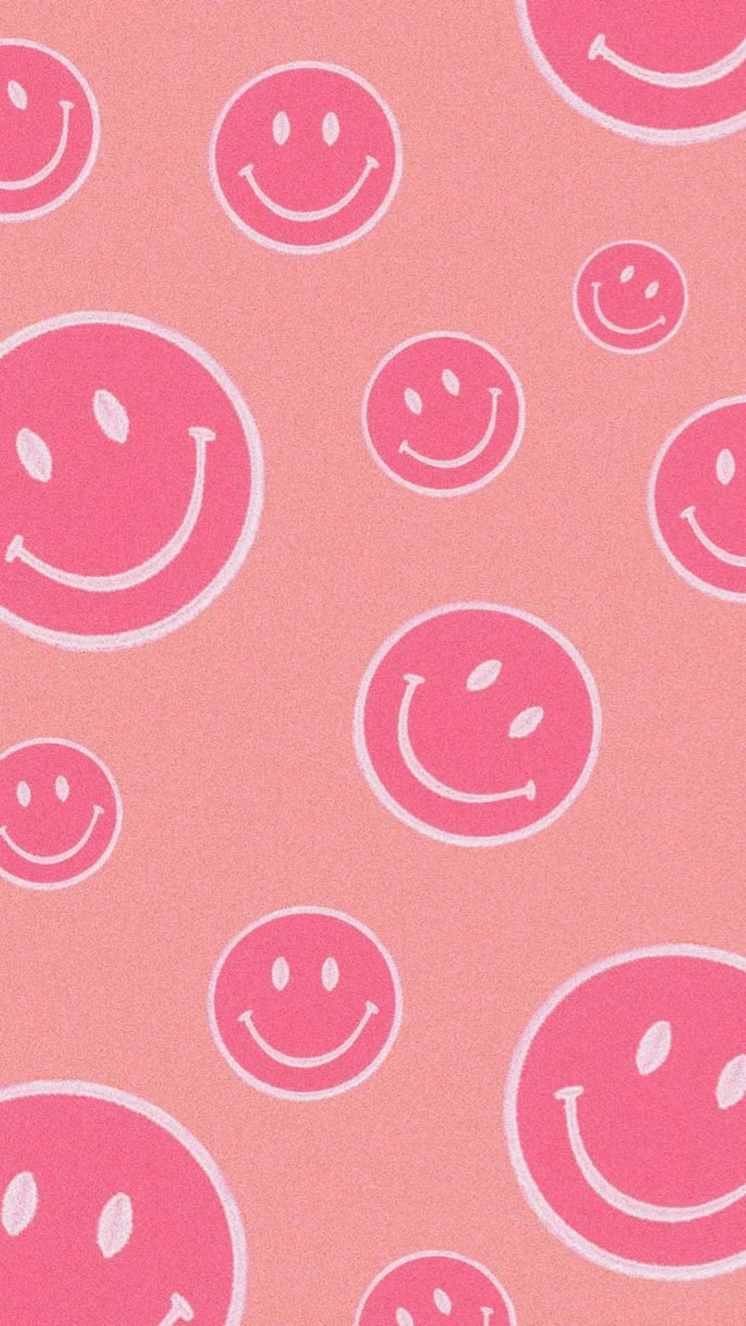 Delicate Pink Girly Floral Background