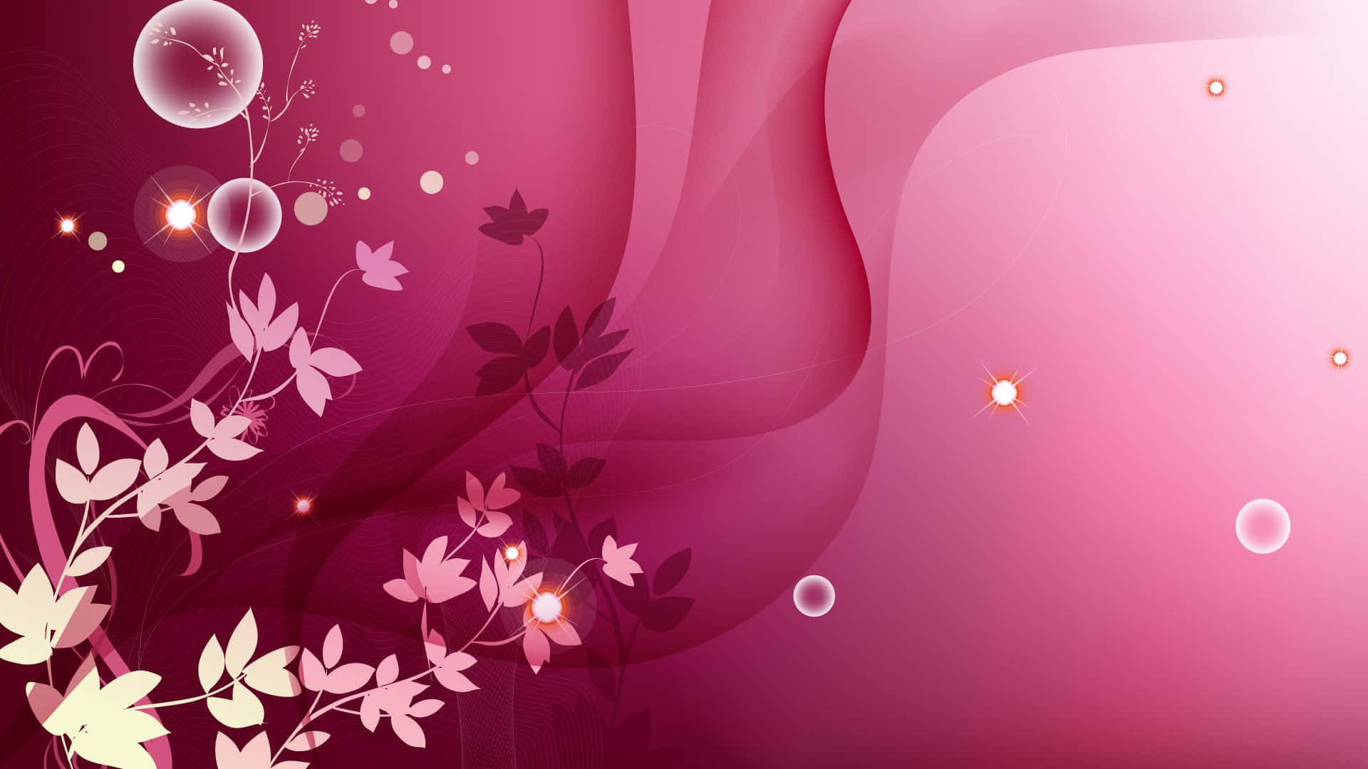 Alluring Pink Girly Wallpaper