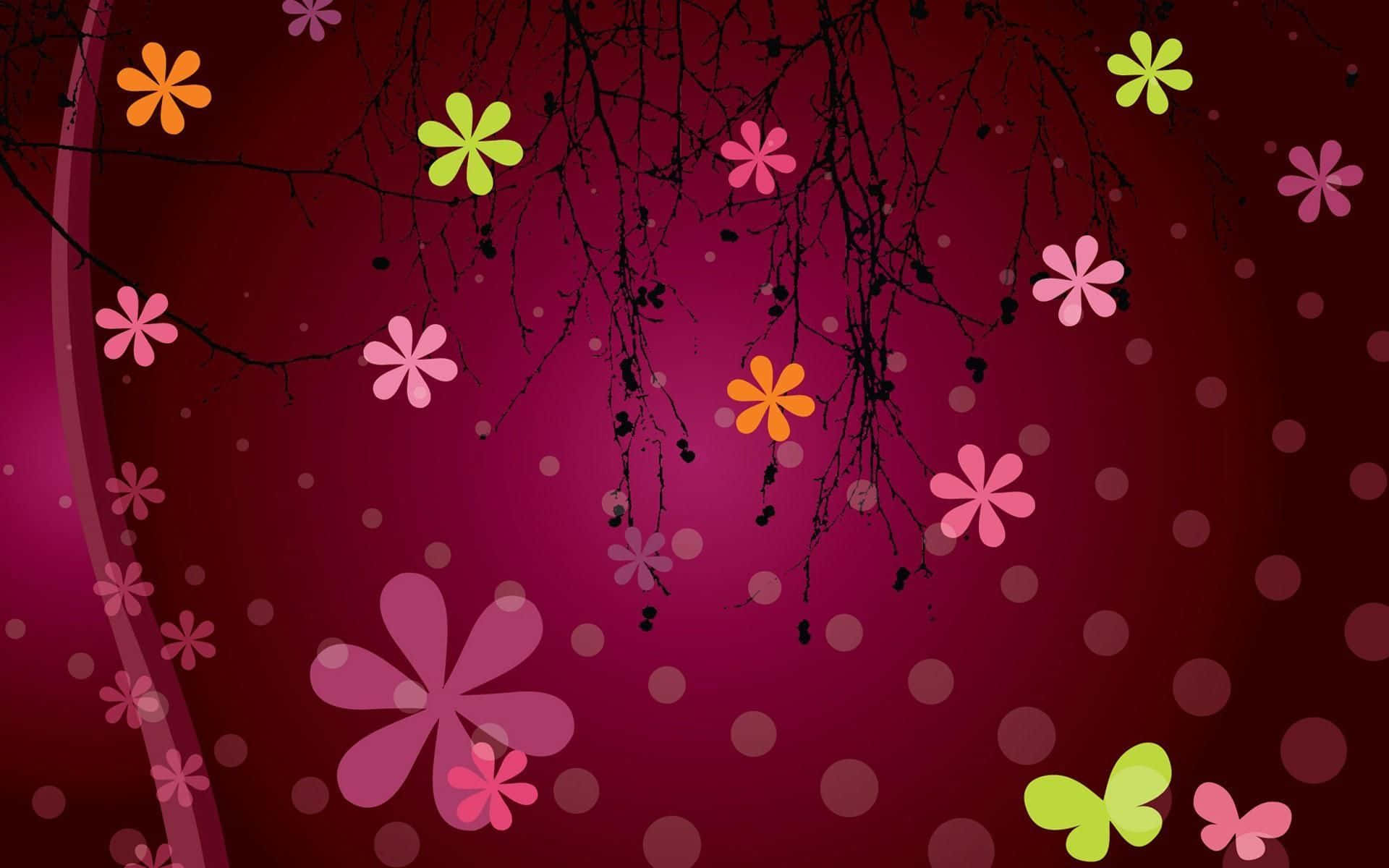 Pink Fantasy Sparkle Background