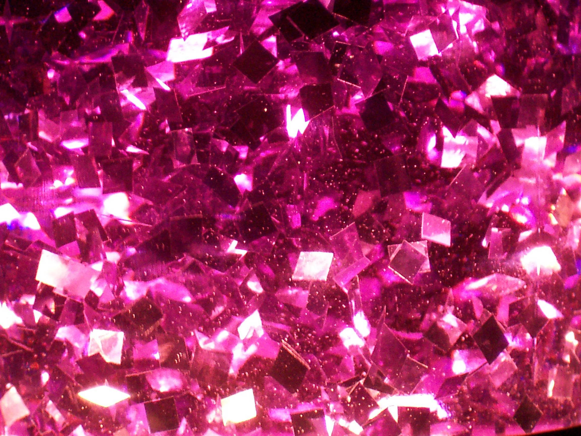 Pink Glitter In Squares Wallpaper