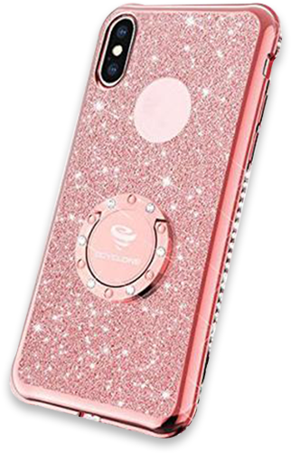 Pink Glitter Phone Casewith Ring Holder SVG