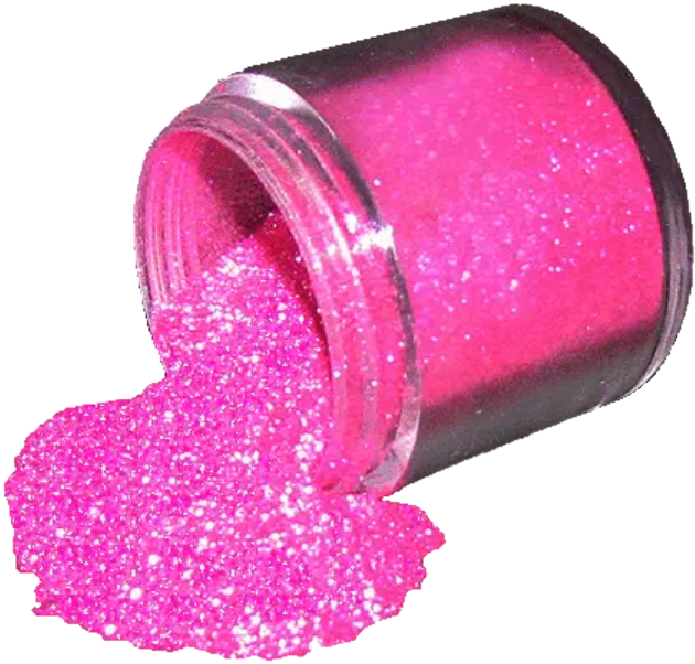 Pink Glitter Spilled From Jar PNG