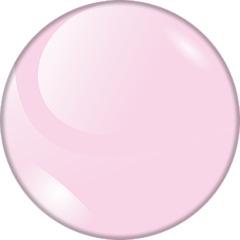 Pink Glossy Button Icon PNG