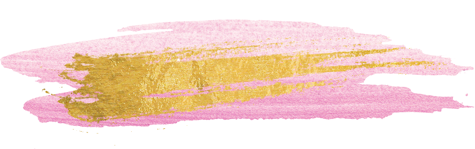 Pink Gold Brush Stroke Texture PNG