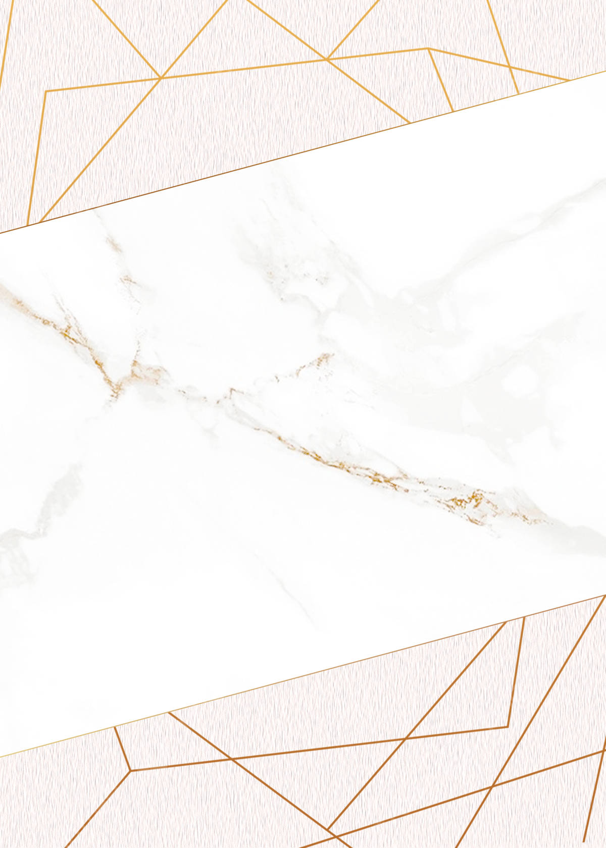 Pink Gold White Marble Wallpaper