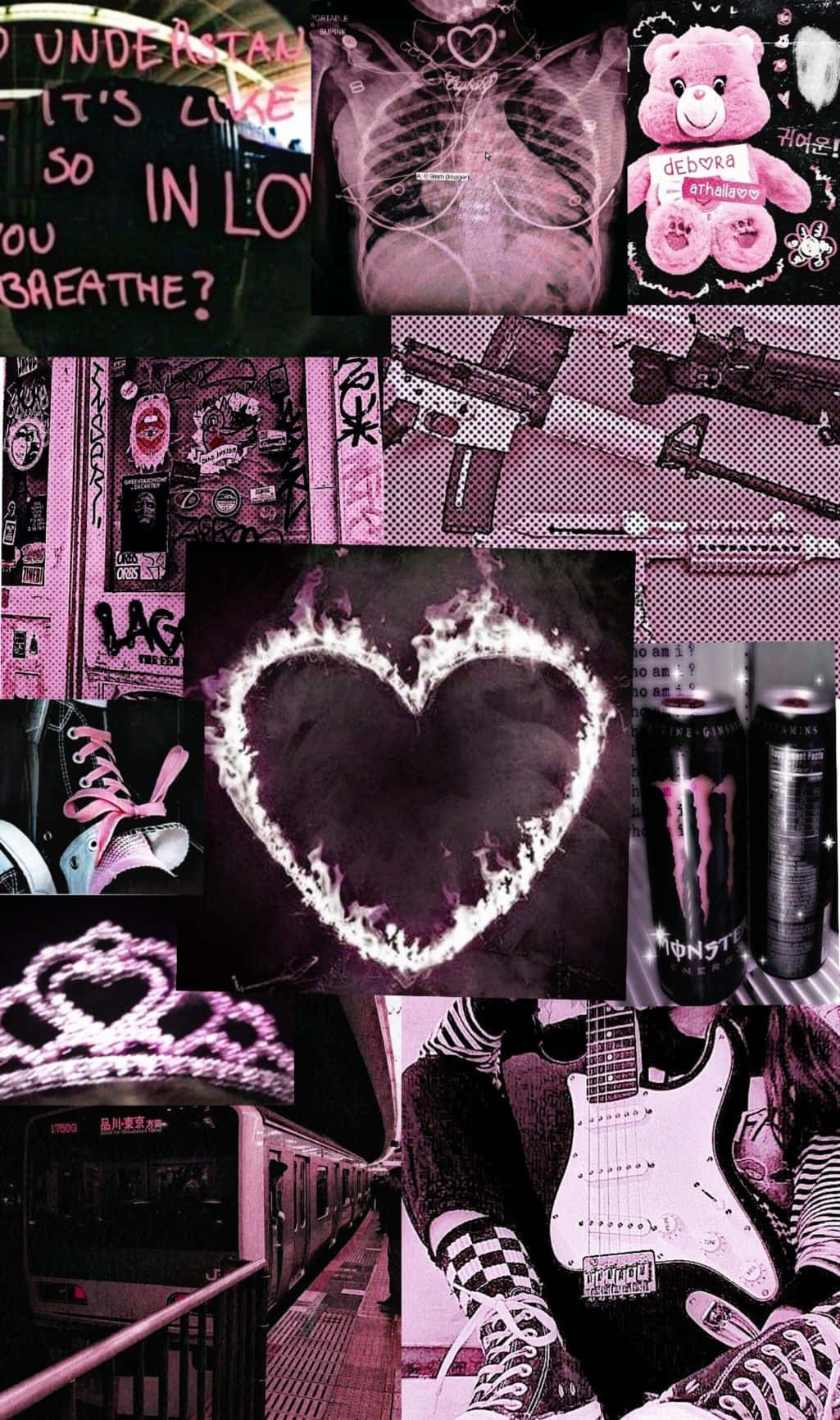 Roze Goth Collage Esthetiek.jpg Achtergrond