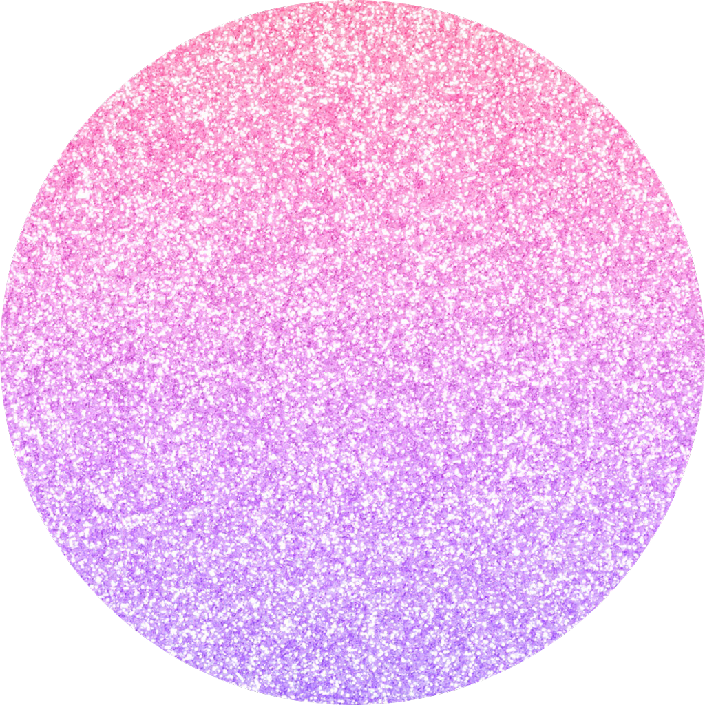Pink Gradient Glitter Circle Background PNG