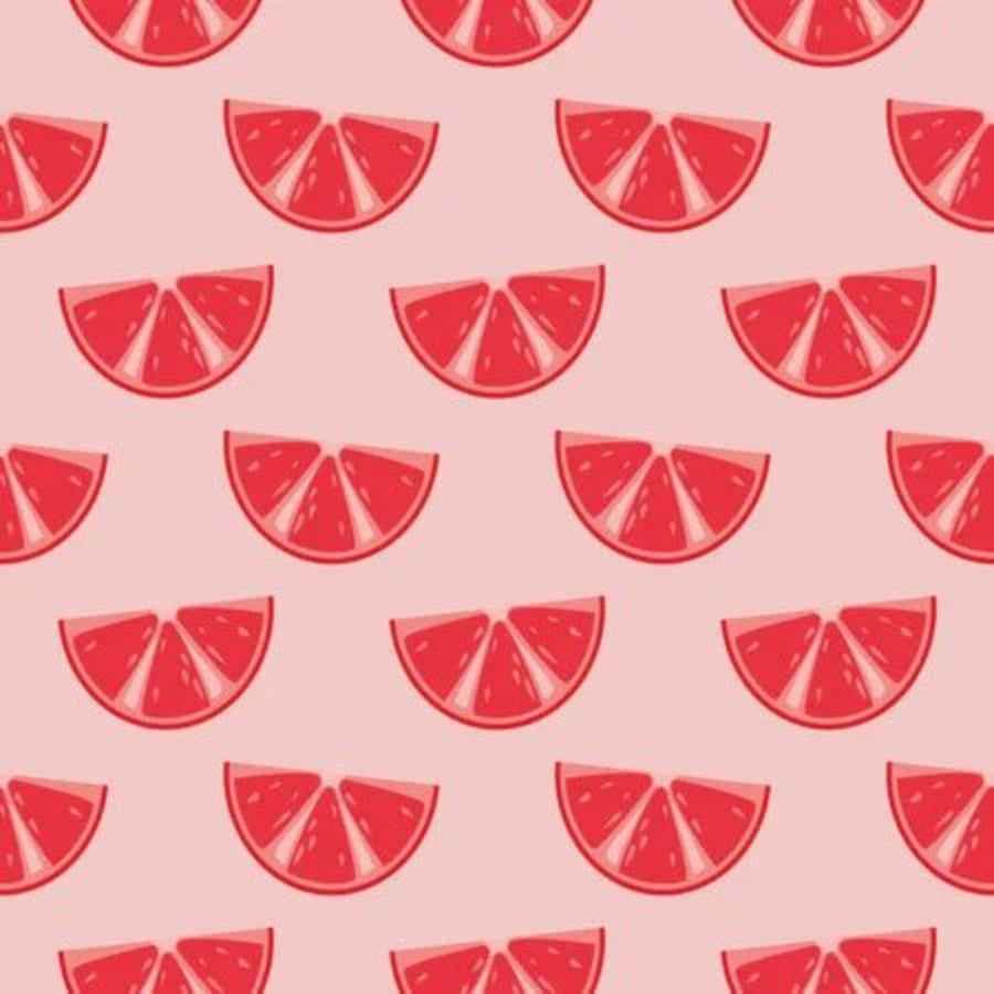 Rebanadasfrescas De Pomelo Rosa Fondo de pantalla