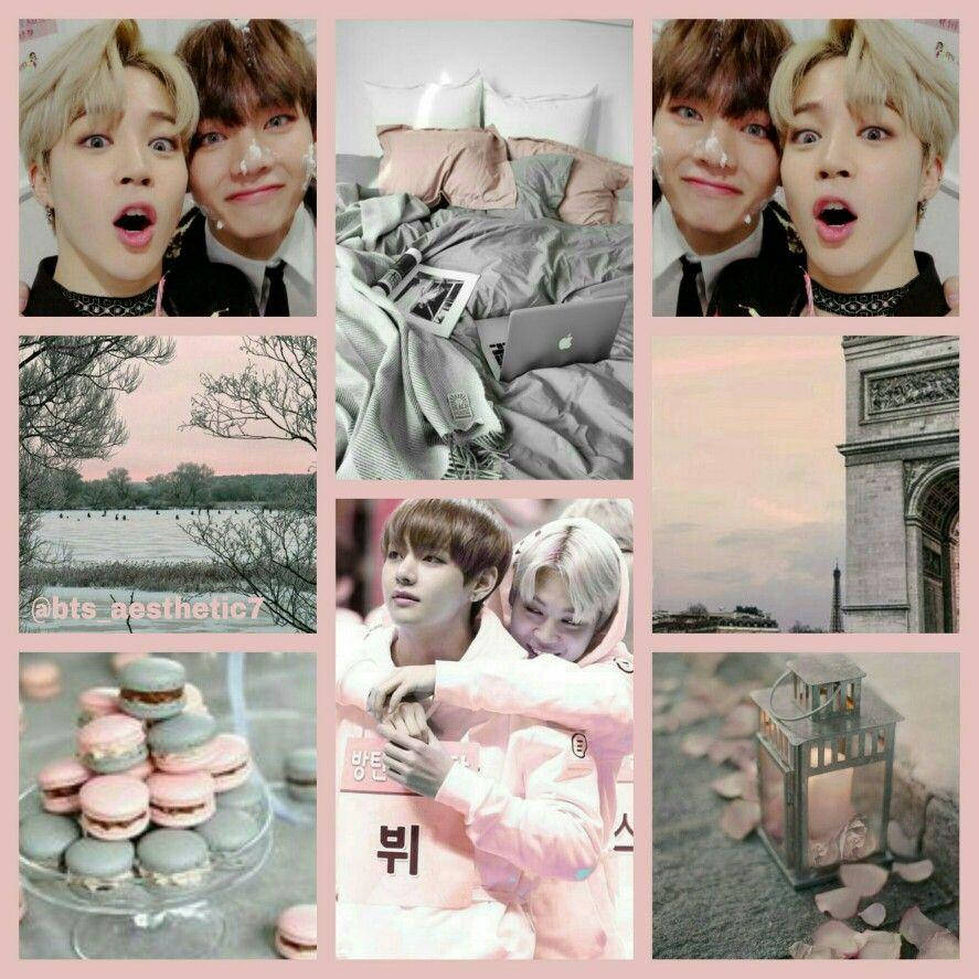 Pink Gray Vmin Background