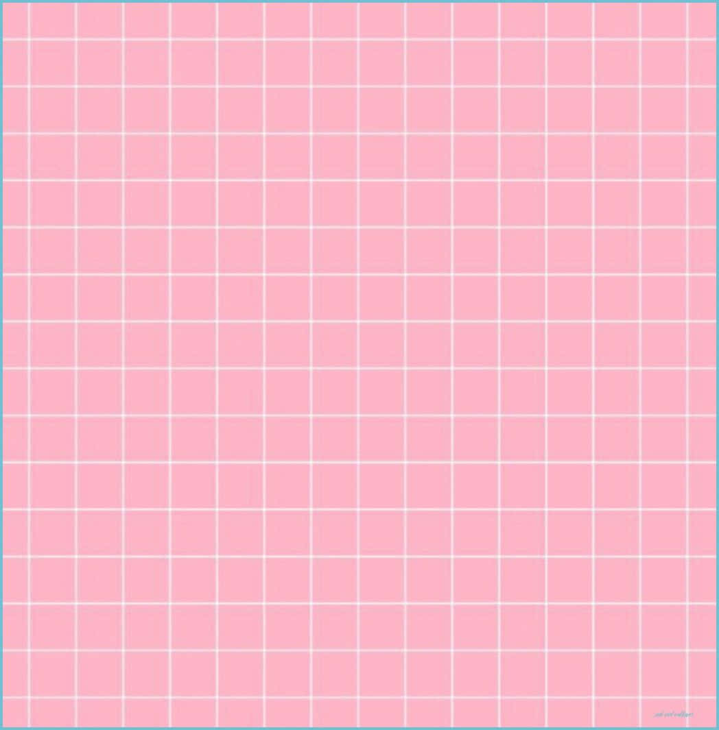 Pink grid - a unique pattern representing creativity and freedom Wallpaper