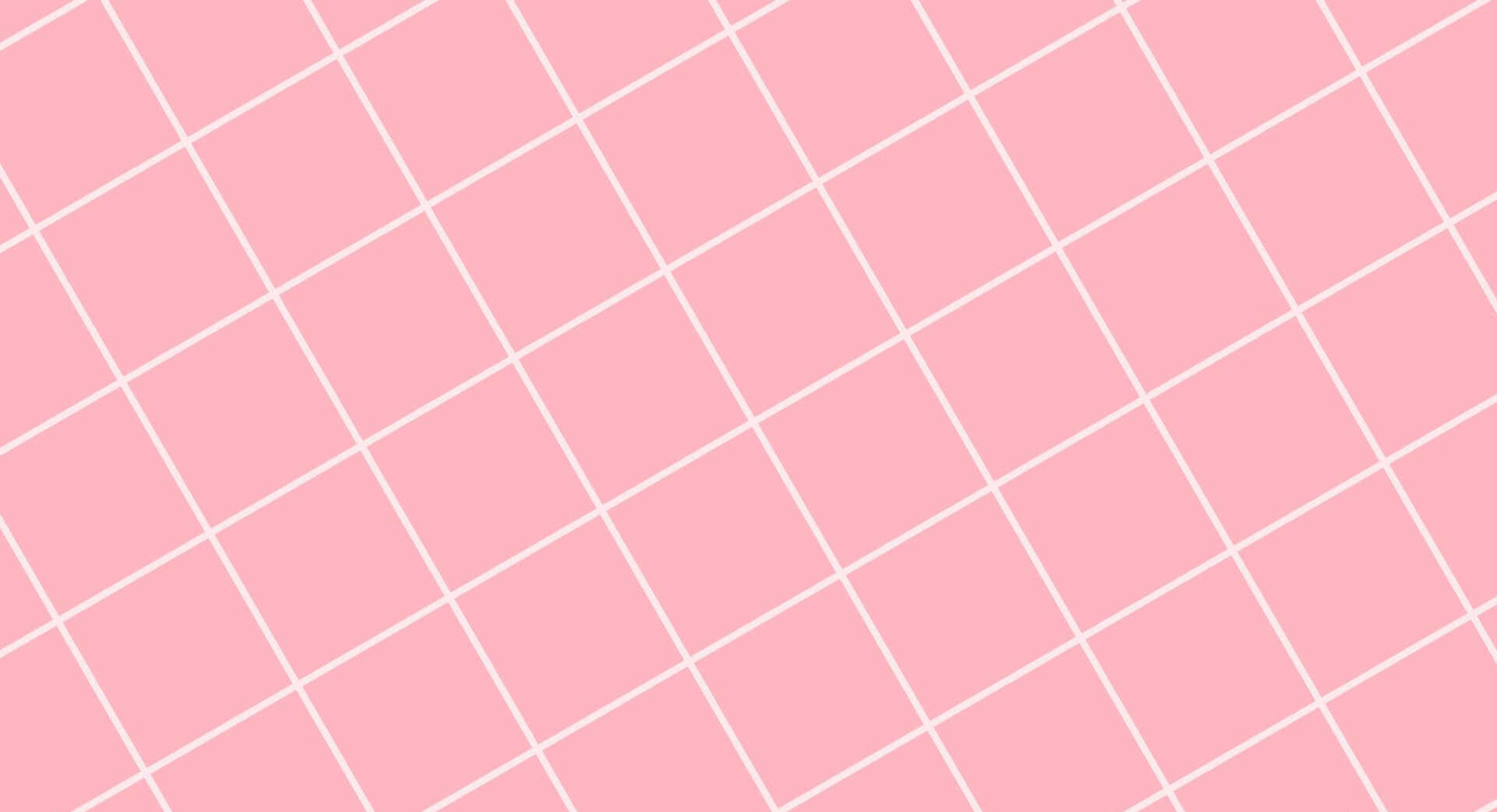 Modern Pink Grid Background