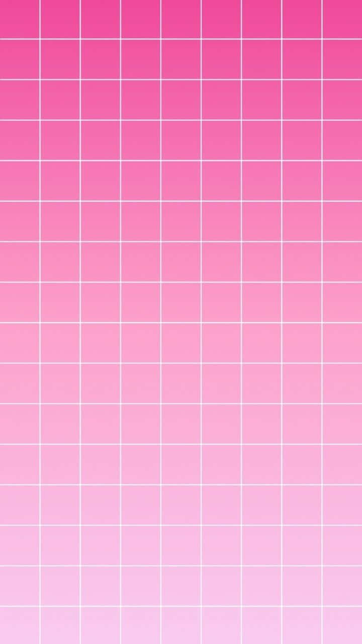 Vibrant Pink Grid Background