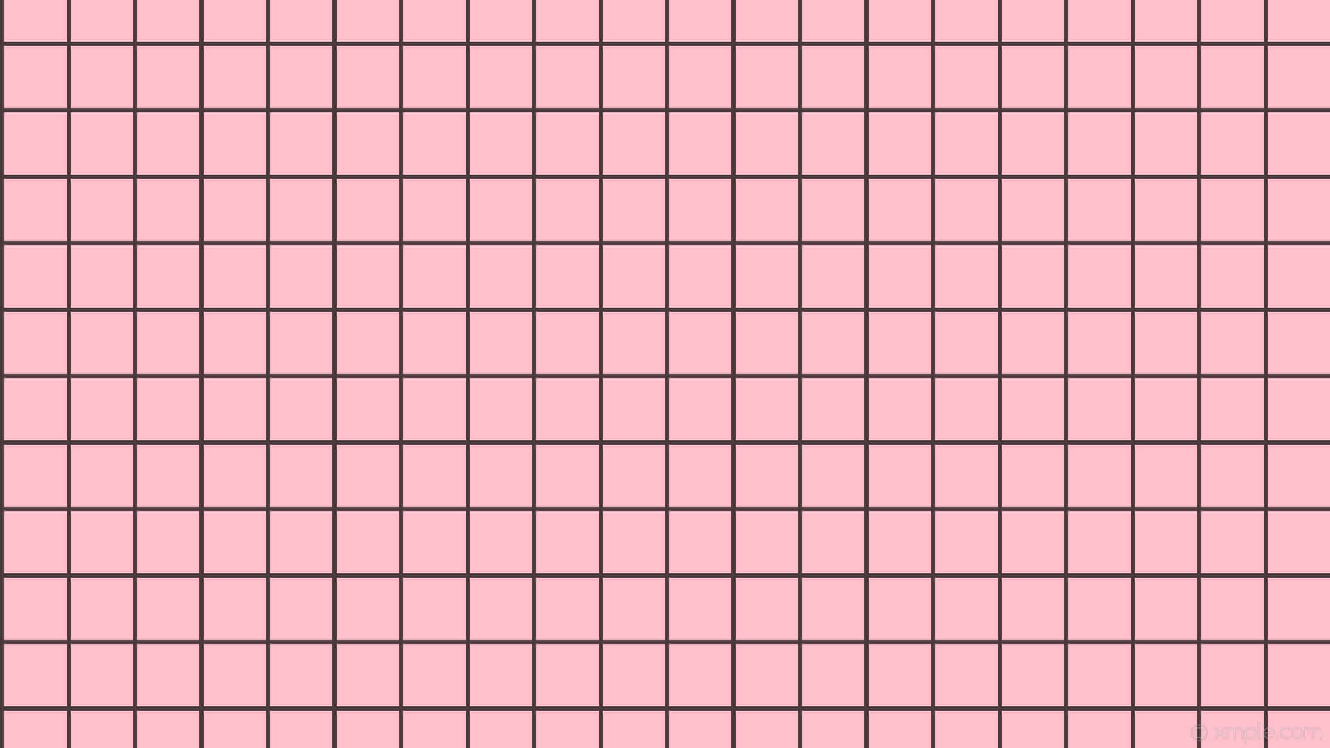 Pink Grid Wallpaper With Black Lines Wallpaper