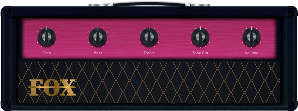 Pink Guitar Amplifier Head PNG