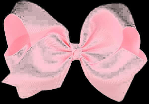 Pink Hair Bow Graphic PNG