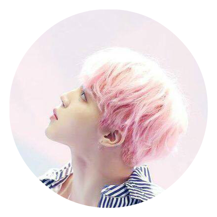 Pink Haired Man Looking Upward PNG