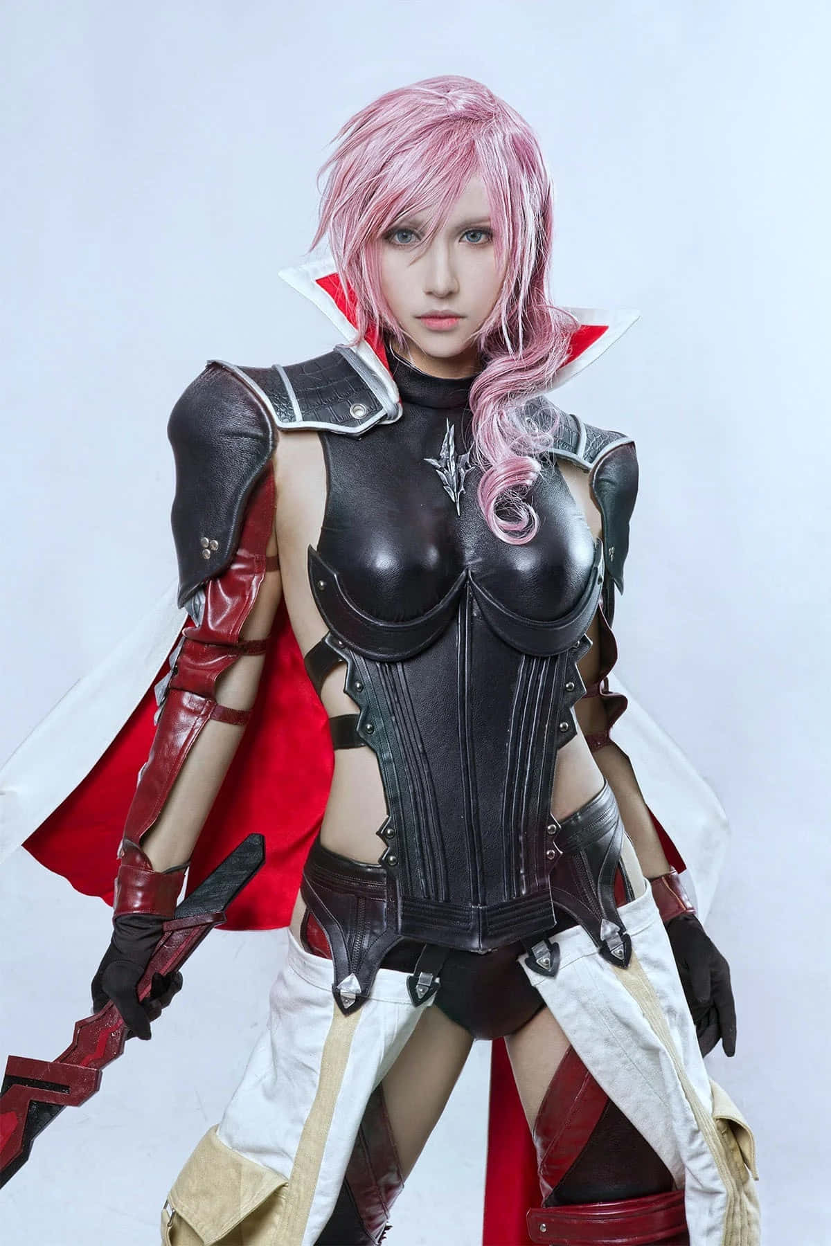 Pink Haired Warrior Cosplay Wallpaper