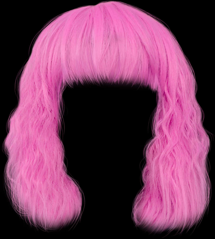 Pink Hairstyle Overlay Picsart PNG