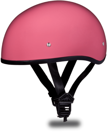 Pink Half Shell Motorcycle Helmet PNG