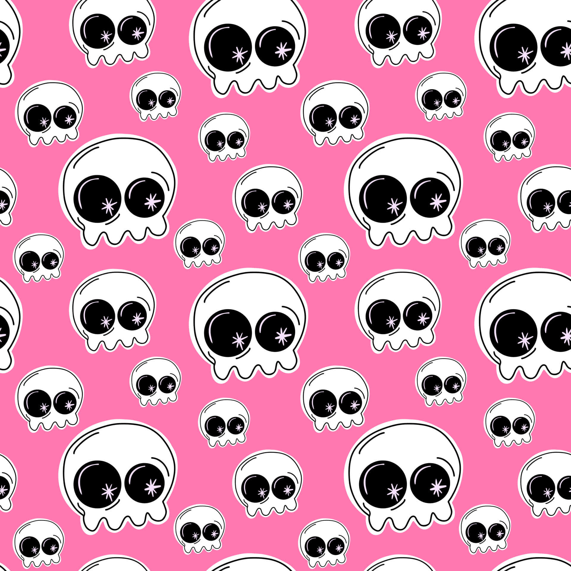 A spooky pink Halloween background.