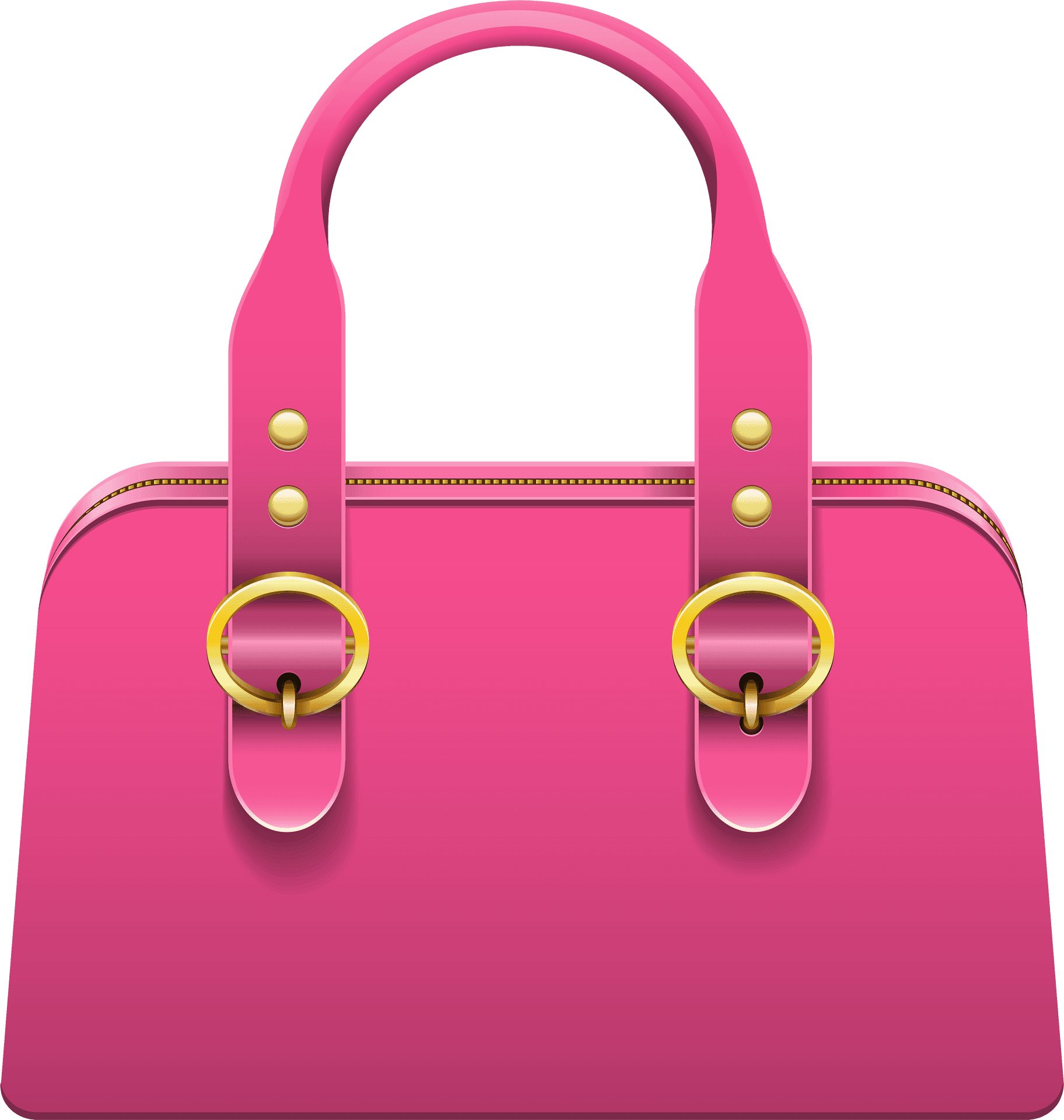 Pink Handbag Graphic PNG