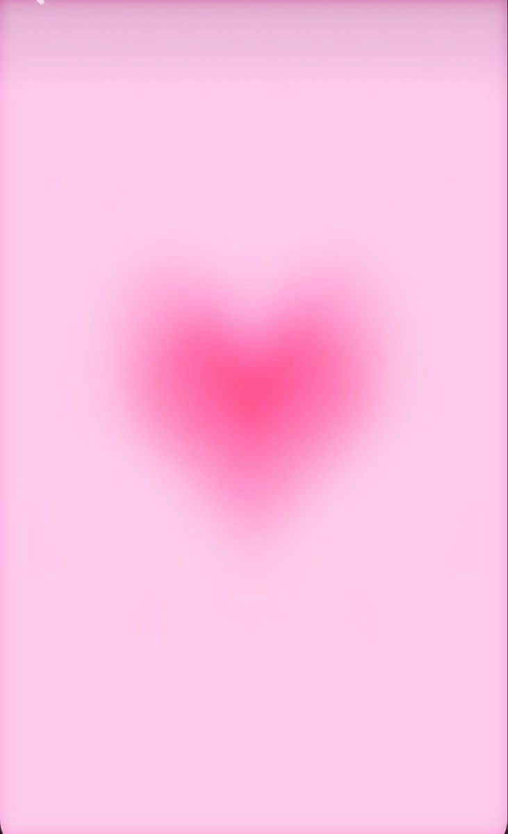 Pink Heart Aura Background Wallpaper