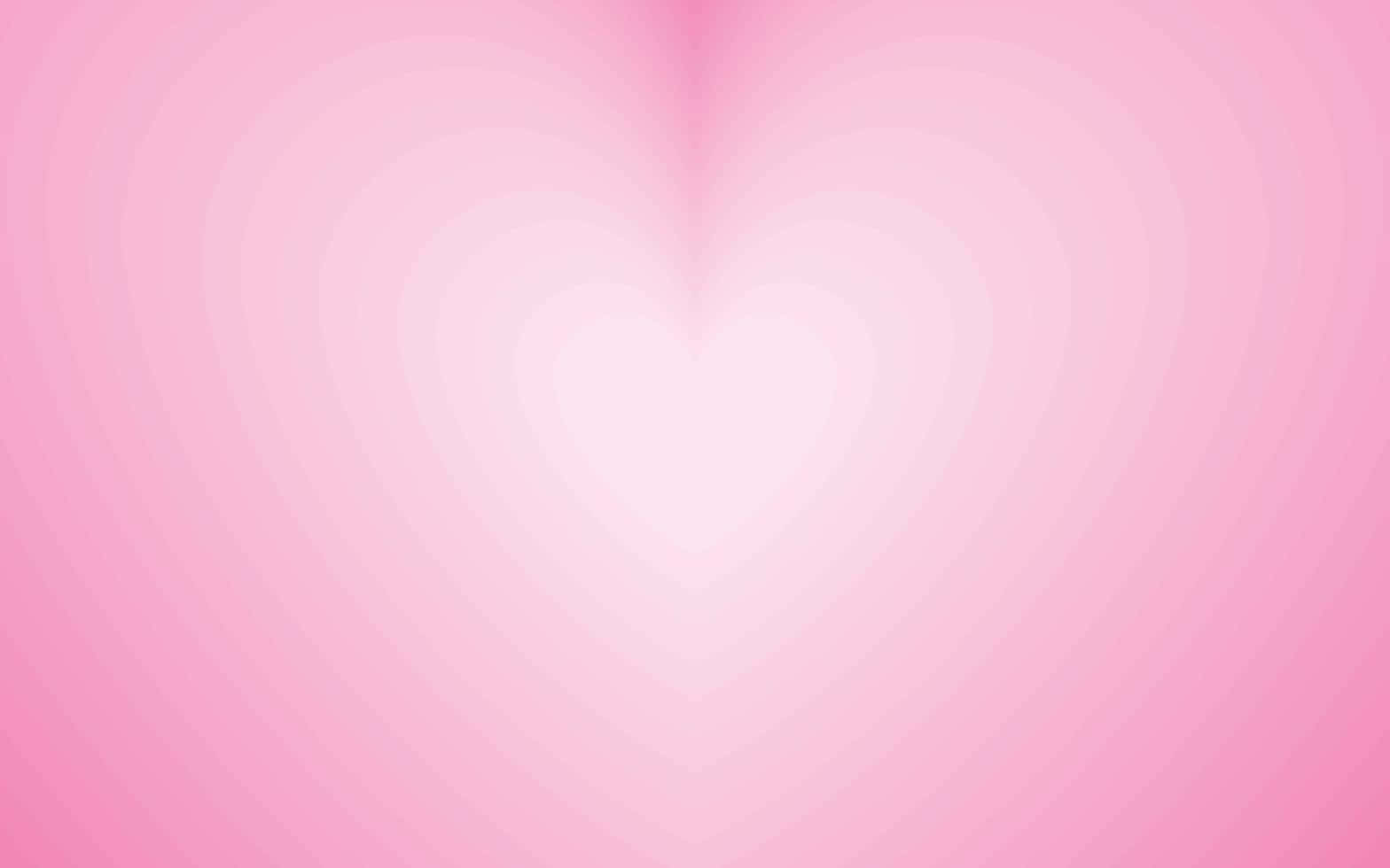 Pink Heart Aura Background Wallpaper