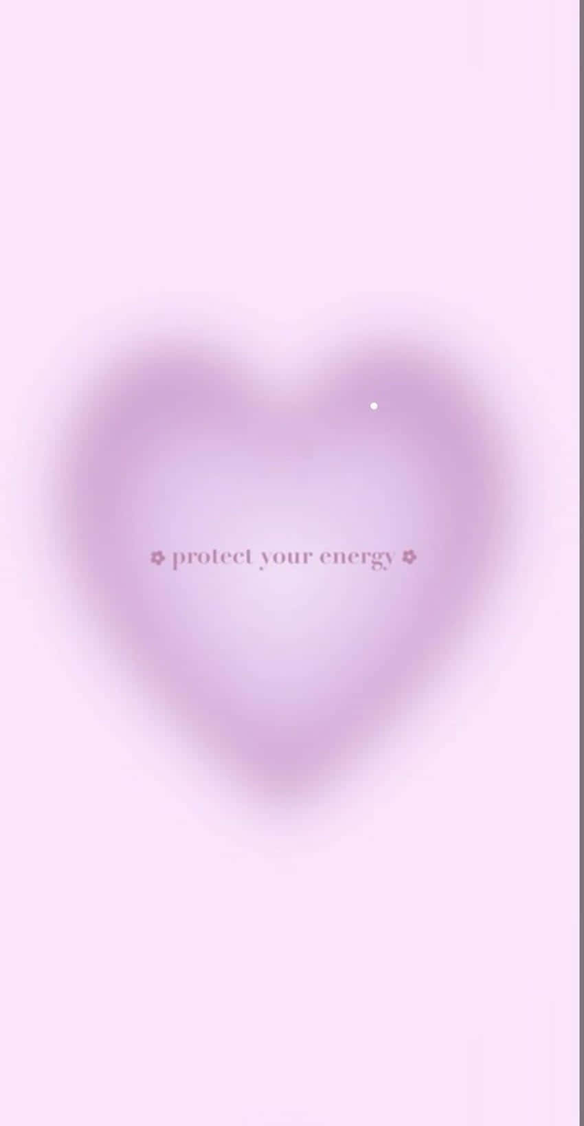 Pink Heart Aura Energy Protection Wallpaper