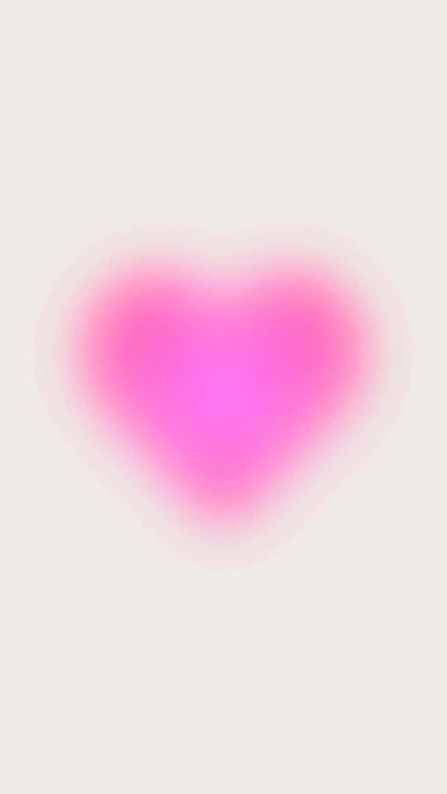Pink Heart Aura Glow Wallpaper