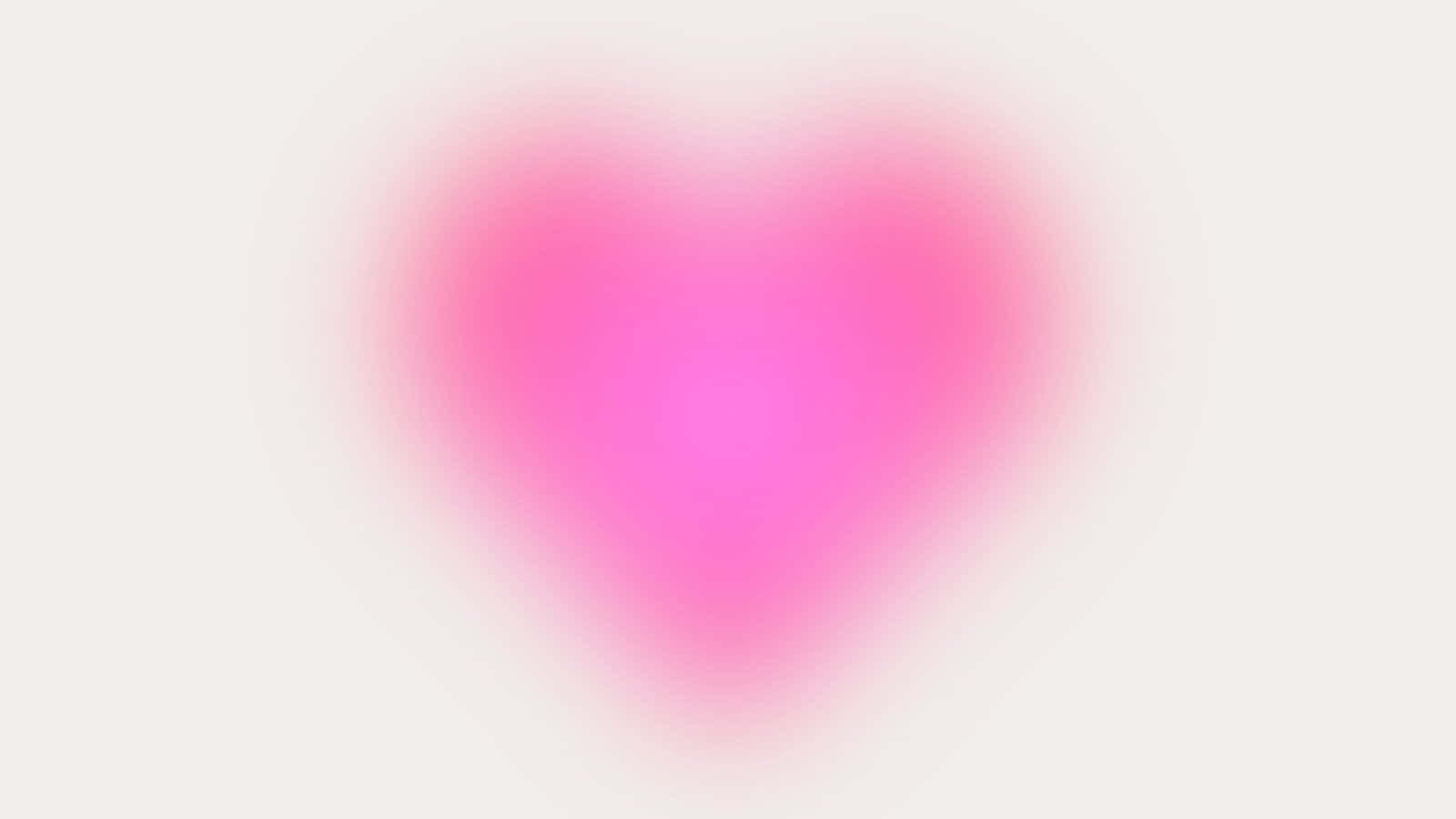 Pink Heart Aura Wallpaper