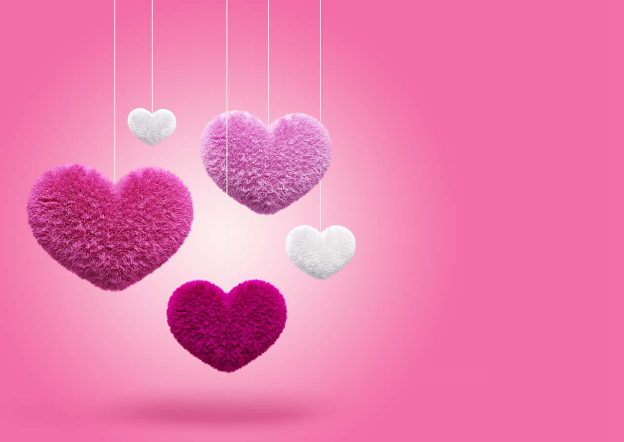 Show your love and affection with a beautiful pink heart