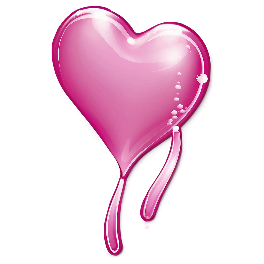 Pink Heart Bubble Emoji Png Kfi36 PNG