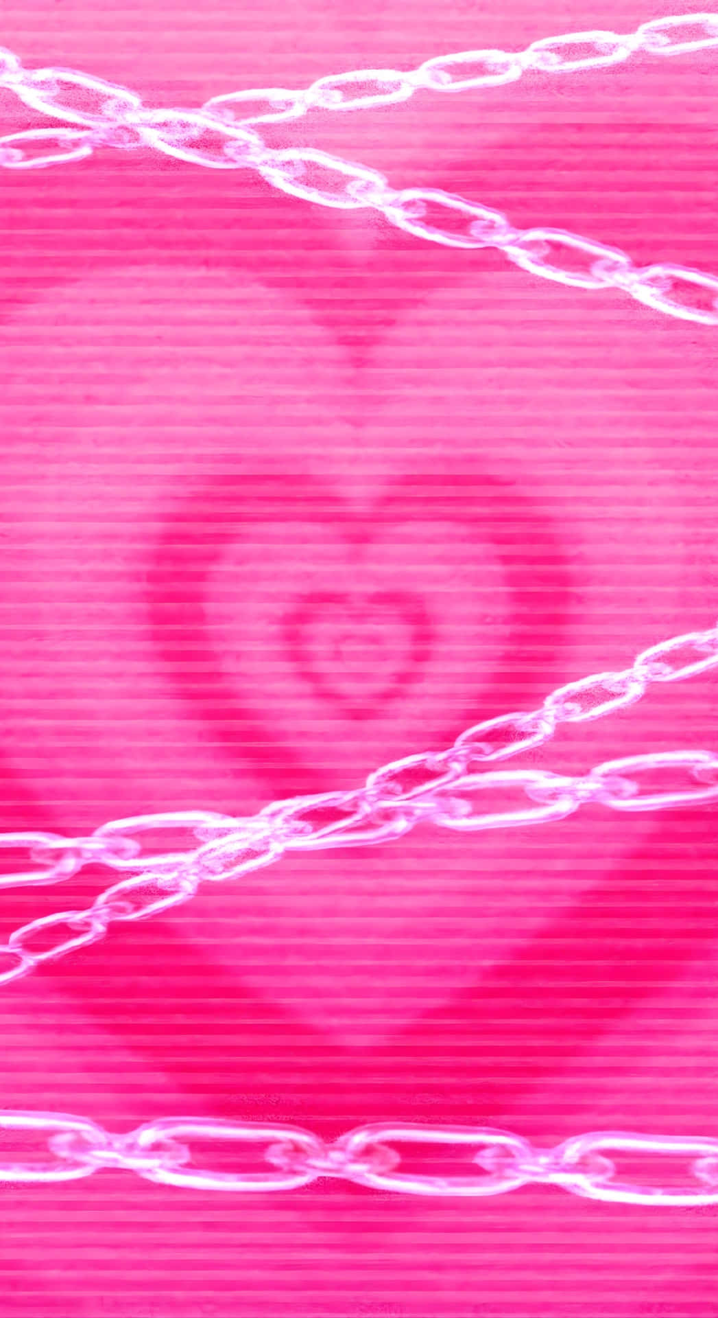 Fondo De Cadenas De Corazón Rosa Fondo de pantalla