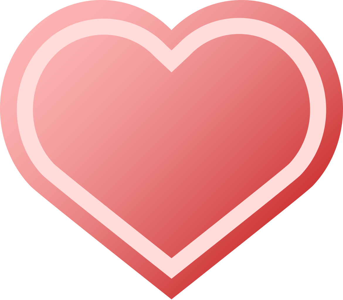 Pink Heart Icon Graphic PNG