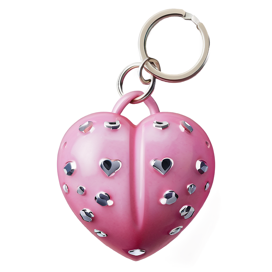 Pink Heart Keychain Png 92 PNG