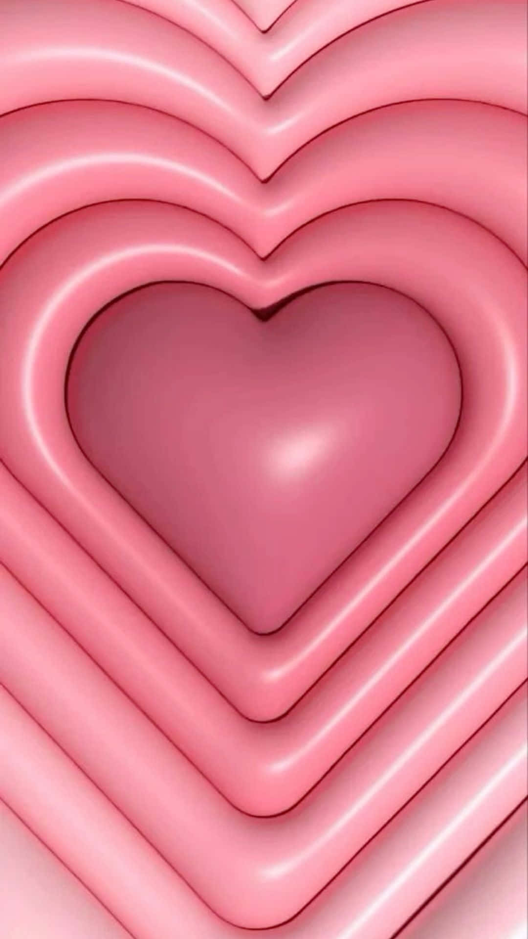 Download Pink Heart Layers Abstract Wallpaper | Wallpapers.com