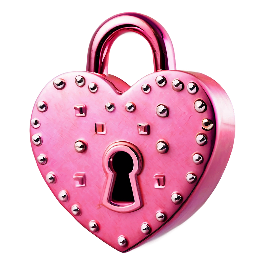 Pink Heart Lock Png 55 PNG