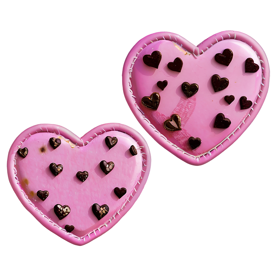 Pink Heart Patch Png Tii PNG